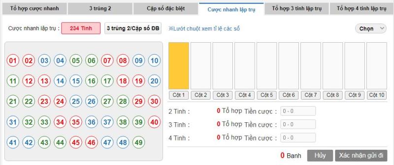 chơi mark six tại thabet